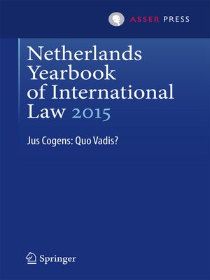 cover image of Netherlands Yearbook of International Law 2015